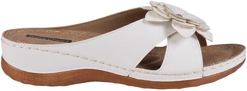 G.C. Shoes Women's Comfortable Joy Flower Flat Sandals in Saudi Arabia
