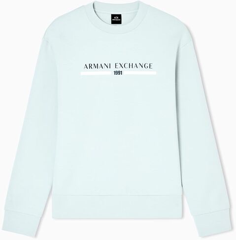 أرماني إكستشينج للرجال في منتصف الصدر بشعار Crewneck in Saudi Arabia