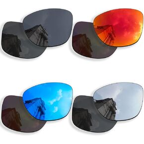 4 Pairs Polarized Replacement Lenses for Ray-Ban Meta Wayfarer RW4008 53mm Smart Sunglasses, Anti-Scratch and Impact Resistant in Saudi Arabia
