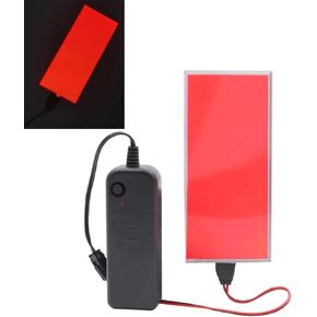 Electroluminescent El Light Strip with 3V Battery Case Driver, Interior/Exterior Atmosphere Light, Decoration Light Ideal for Parties, Halloween, DIY Decoration, Green(No Battery) in Kuwait