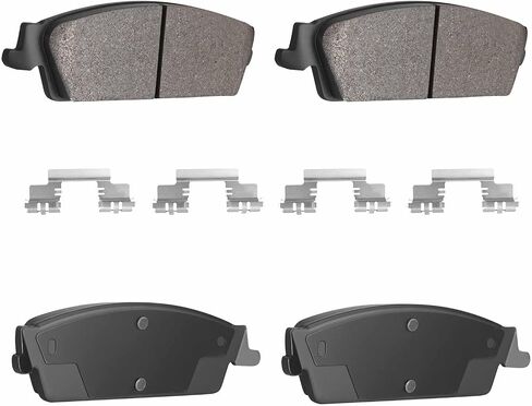 4PCS Rear Semi-Metal Brake Pads Fit for Chevy Suburban 1500 2007-2014 Tahoe 2007-2014 Silverado 1500 2007-2013 Cadillac Escalade 2007-2014 in Saudi Arabia