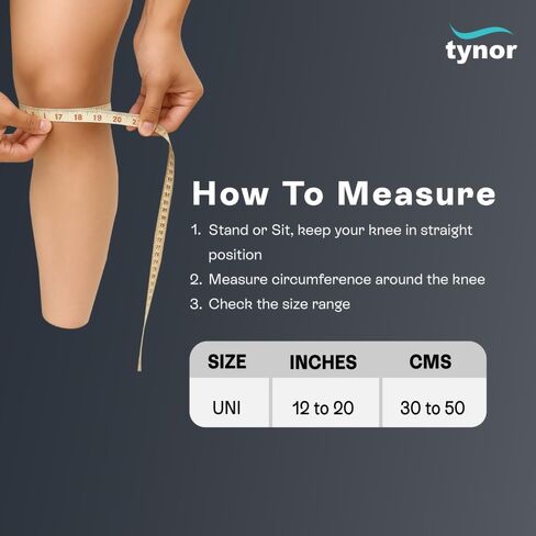 TYNOR Dual Patellar Support for Knee with Dual Gel Pad, Patella Tendon Knee Strap Adjustable Band with Dual Hook Loop Closure for Men & Women, Tennis, Basketball, Running, Tendonitis (One Size, Black) in Saudi Arabia