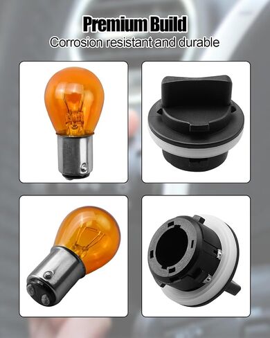 92166-3K000 Pair of Front Turn Signal Lamp Socket w/ Bulb FIt for Kia Sorento Soul Forte Optima Sportage Rondo Hyundai Elantra Santa Fe Sonata 2005-2022, Headlight Turn Signal Lamp Holder w/ Bulbs in Saudi Arabia