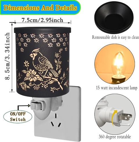 Plug in Wax Warmer for Scented Wax melt Warmer scentsy Plug in Wax melt Warmer Electric Candle Warmer Home Decor Gifts for Women(Fawn) in Saudi Arabia