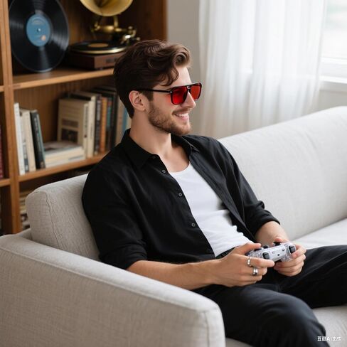 Gaming Glasses Women Men - UV400 Protection Blue Light Blocking Glasses for Eye Strain in Saudi Arabia
