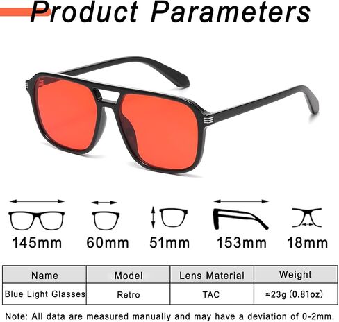 Gaming Glasses Women Men - UV400 Protection Blue Light Blocking Glasses for Eye Strain in Saudi Arabia