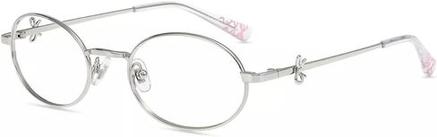 Firmoo Oval Blue Light Blocking Glasses Anti Eyestrain Bluelight Glasses for Woman, Computer Gaming Eyeglasses Bow164 in Saudi Arabia