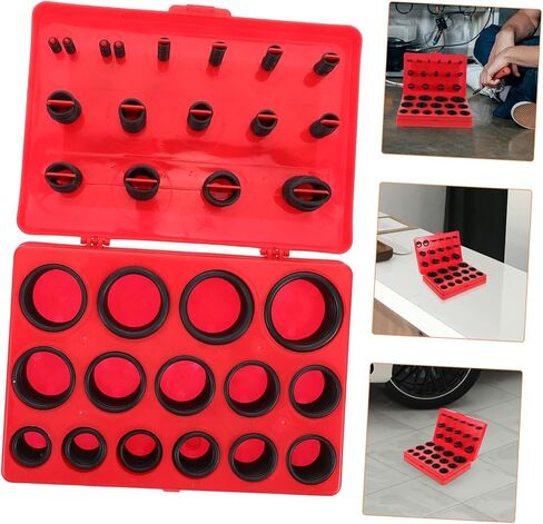 Gatuida Precision Rubber Sealing Rings for Automotive Air Conditioning Repair Kits Durable Gasket Replacement for Compressor Maintenance Compatible Various Vehicle Models Easy Installation in Saudi Arabia