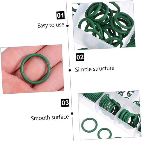 Uonlytech 265pcs Gasket Assortment Kit Sealing Automotive Plumbing and -Resistant Easy to Install Gaskets for Various Applications in Saudi Arabia