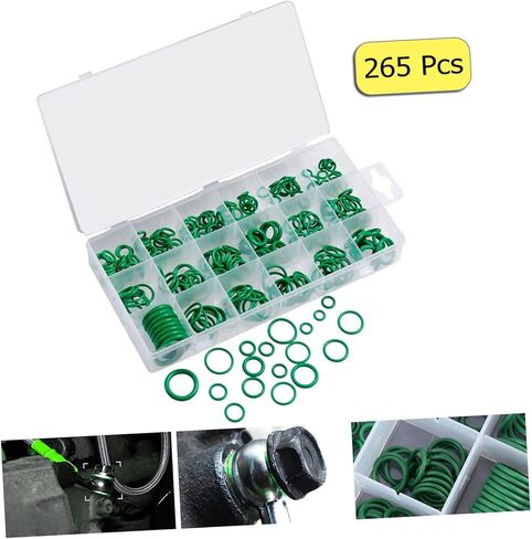Uonlytech 265pcs Gasket Assortment Kit Sealing Automotive Plumbing and -Resistant Easy to Install Gaskets for Various Applications in Saudi Arabia