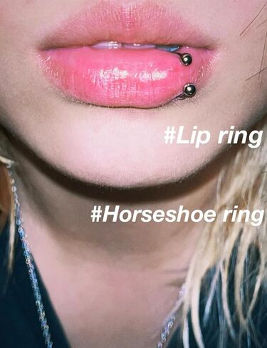 Oufksiyy 16 جرام حلقات الحاجز الخيوط الداخلية الجراحية الصلب الحاجز مجوهرات الشفاه خواتم هوب Labret مجوهرات حدوة الحصان أقراط Daith ثقب المجوهرات للنساء الرجال 8 مم 10 مم 12 مم فضي ذهبي أسود in Kuwait