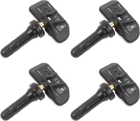 433 MHZ Set of 4 Tire Pressure Monitoring System Sensor Compatible with 2022-2024 Chevrolet Silverado Gmc Sierra Hummer 13533166 13542523 TPMS Sensor in Saudi Arabia