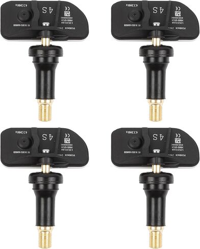 433 MHZ Set of 4 Tire Pressure Monitoring System Sensor Compatible with 2022-2024 Chevrolet Silverado Gmc Sierra Hummer 13533166 13542523 TPMS Sensor in Saudi Arabia