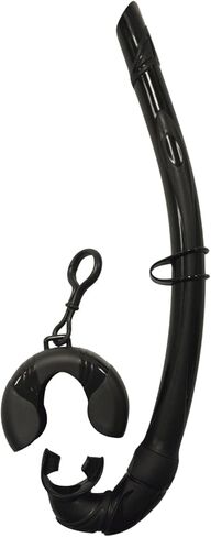 Scuba Choice Silicone Roll-up Nautilus Snorkel with Storage Container, Blue in Kuwait