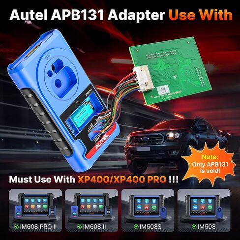 محول برمجة Autel MaxiIM APB131 K**، جميع K** Lo-st، قراءة وإضافة K** لـ VW MQB V850 RH850 Audi BCM2 Ford N.is-san، يعمل مع Autel IM608 PRO II IM608 PRO IM508S PRO، XP400 أو XP400 PRO in Saudi Arabia