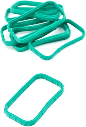 Michigan Motorsports LS3 Intake Manifold Gasket Seals - Set of 8 - Fits GM 6.2L L99 L76 L77 Rectangle Port Engines - LS Intake Gasket Replacement MS19589 in Saudi Arabia