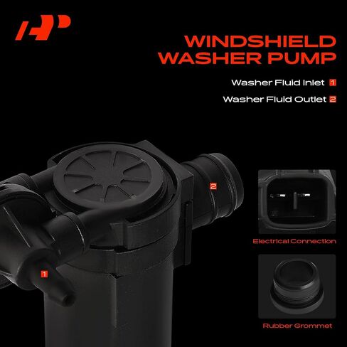 مضخة غسيل الزجاج الأمامي أو الخلفي الممتازة متوافقة مع Honda CR-V CRV 2007-2011، Fit 2009-2013 وMitsubishi Outlander 2012-2020، Outlander PHEV Sport in Saudi Arabia