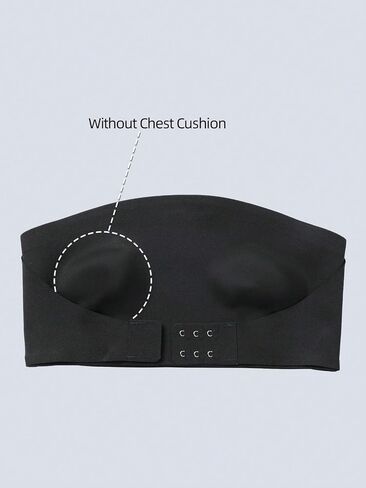 Strapless Bra for Women Non-Slip Silicone Padded Bandeau Bra Wireless Tube Top Bralette in Saudi Arabia