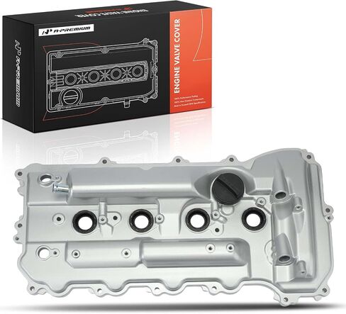 A-Premium Upgraded Aluminum Engine Valve Cover with Gasket and Oil Filler Cap Compatible with Toyota Camry 2010-2017, RAV4 2011-2018, Highlander 2012-2019, Sienna 2012, Venza 2012-2016 in Saudi Arabia