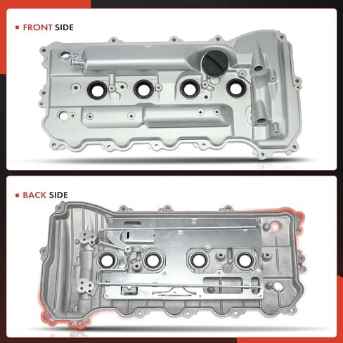 A-Premium Upgraded Aluminum Engine Valve Cover with Gasket and Oil Filler Cap Compatible with Toyota Camry 2010-2017, RAV4 2011-2018, Highlander 2012-2019, Sienna 2012, Venza 2012-2016 in Saudi Arabia