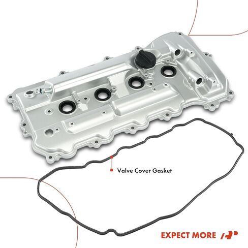A-Premium Upgraded Aluminum Engine Valve Cover with Gasket and Oil Filler Cap Compatible with Toyota Camry 2010-2017, RAV4 2011-2018, Highlander 2012-2019, Sienna 2012, Venza 2012-2016 in Saudi Arabia