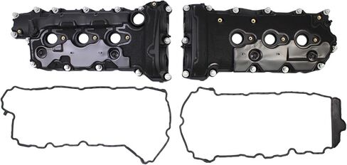 Left and Right Side Engine Valve Cover with Gasket Set for Buick Allure Enclave LaCrosse Cadillac CTS SRX STS Chevrolet Camaro Captiva Sport Equinox Impala Traverse GMC Acadia Terrain in Saudi Arabia