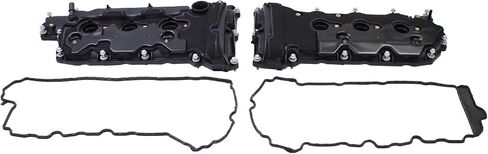 Left and Right Side Engine Valve Cover with Gasket Set for Buick Allure Enclave LaCrosse Cadillac CTS SRX STS Chevrolet Camaro Captiva Sport Equinox Impala Traverse GMC Acadia Terrain in Saudi Arabia