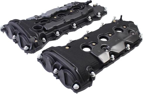 Left and Right Side Engine Valve Cover with Gasket Set for Buick Allure Enclave LaCrosse Cadillac CTS SRX STS Chevrolet Camaro Captiva Sport Equinox Impala Traverse GMC Acadia Terrain in Saudi Arabia