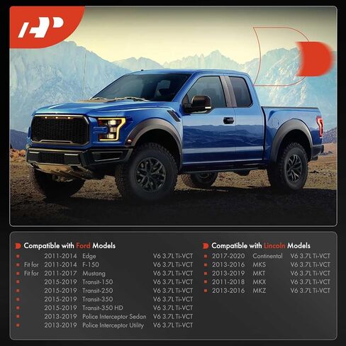 غطاء صمام المحرك A-Premium على الجانب الأيسر متوافق مع 2011-2019 Ford F-150 F150 Mustang Edge Transit 150/250/350 Lincoln MKS MKX MKT MKZ، V6 3.7L، مع حشية ومسمار، استبدال # BR3Z6582R، BR3Z6582E in Saudi Arabia