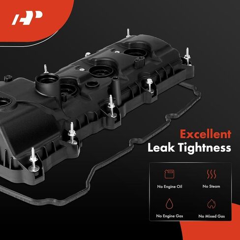 غطاء صمام المحرك A-Premium على الجانب الأيسر متوافق مع 2011-2019 Ford F-150 F150 Mustang Edge Transit 150/250/350 Lincoln MKS MKX MKT MKZ، V6 3.7L، مع حشية ومسمار، استبدال # BR3Z6582R، BR3Z6582E in Saudi Arabia