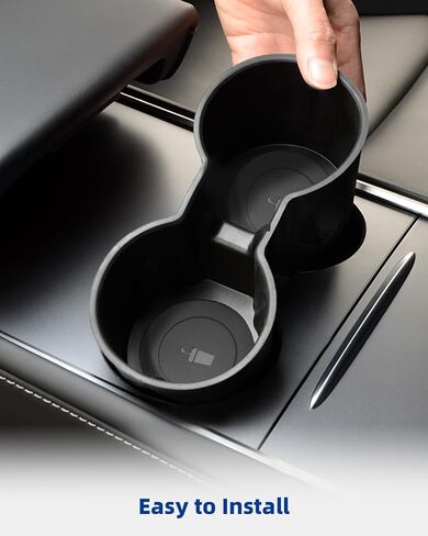 Cup Holder Insert Fit for Tesla Model Y 2025 2026 Refresh New, Center Console Cupholder Fit for 2025-2026 New Model Y Juniper(Launch Series) Accessories in Saudi Arabia