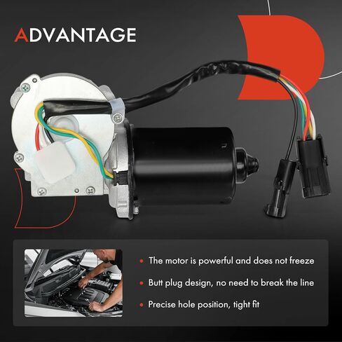 A-Premium Front Windshield Wiper Motor Compatible with Mack C Series Ch Series Fusi2023 Series 1988-2023 Visi2023 Series Granite Series Pinnacle Series Titan Series Volvo Truck, 5-Pin in Saudi Arabia