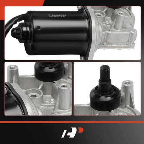 A-Premium Front Windshield Wiper Motor Compatible with Mack C Series Ch Series Fusi2023 Series 1988-2023 Visi2023 Series Granite Series Pinnacle Series Titan Series Volvo Truck, 5-Pin in Saudi Arabia