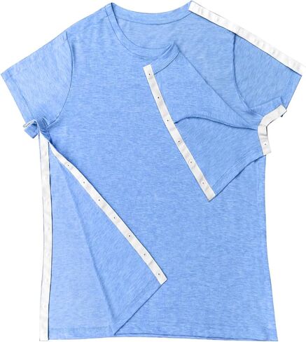 Post Surgery Shirt for Women Shoulder Surgery Shirts Full Snap-Open Arm Shoulder Recovery Clothing-Chemo Clothing Women in Saudi Arabia