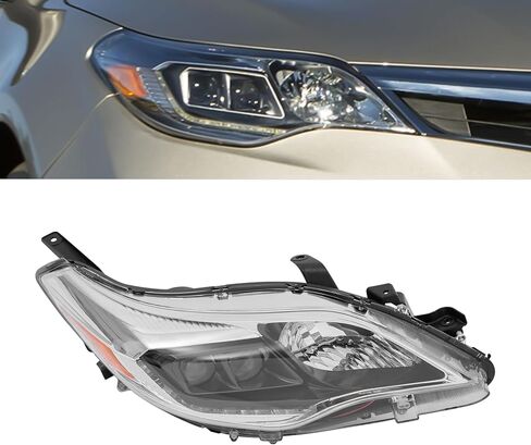 Left & Right Xenon Headlight Assembly for 2013-2015 Toyota Avalon XLE Touring Limited, OEM 81145-07130/81185-07130, LED DRL Included (Bulbs Not Included) in Kuwait