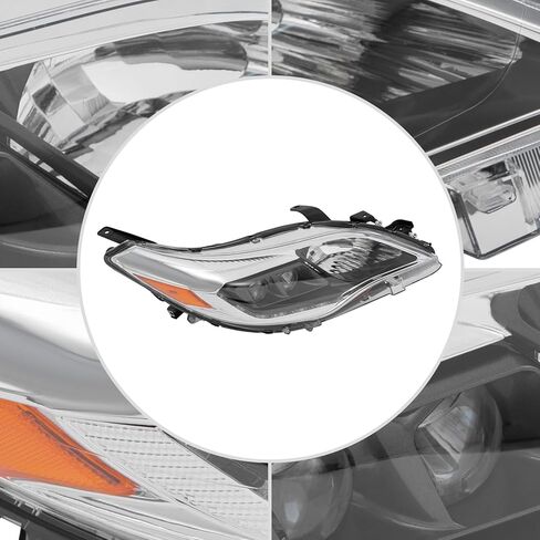 Left & Right Xenon Headlight Assembly for 2013-2015 Toyota Avalon XLE Touring Limited, OEM 81145-07130/81185-07130, LED DRL Included (Bulbs Not Included) in Kuwait