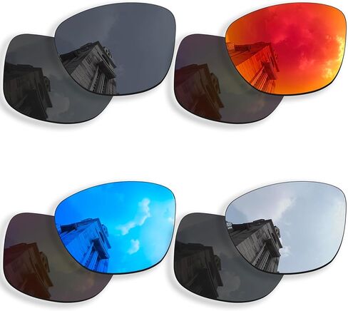 4 أزواج من العدسات البديلة المستقطبة لنظارات Ray-Ban Meta Wayfarer RW4008 الذكية مقاس 53 مم، مضادة للخدش والصدمات in Saudi Arabia