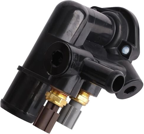 MITZONE Engine Coolant Thermostat Housing Assembly Compatible with 1998 1999 2000 2001 Ford F100 Ranger Mazda B2500 2.5L with sensors F87Z8592AM in Saudi Arabia