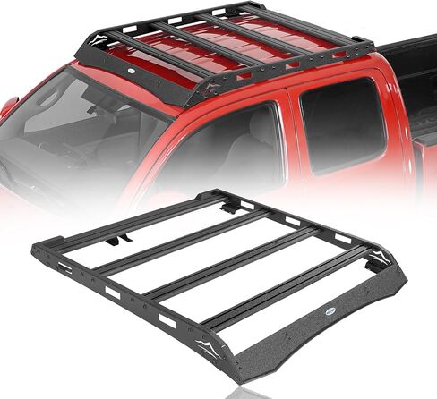 Hooke Road 05-23 Tacoma Access Cab Roof Rack Cross Bar Cargo Carrier Basket لـ 2005-2023 Toyota Tacoma 2nd 3rd Gen - كابينة الوصول فقط in Saudi Arabia