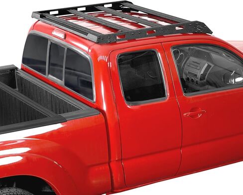 Hooke Road 05-23 Tacoma Access Cab Roof Rack Cross Bar Cargo Carrier Basket لـ 2005-2023 Toyota Tacoma 2nd 3rd Gen - كابينة الوصول فقط in Saudi Arabia