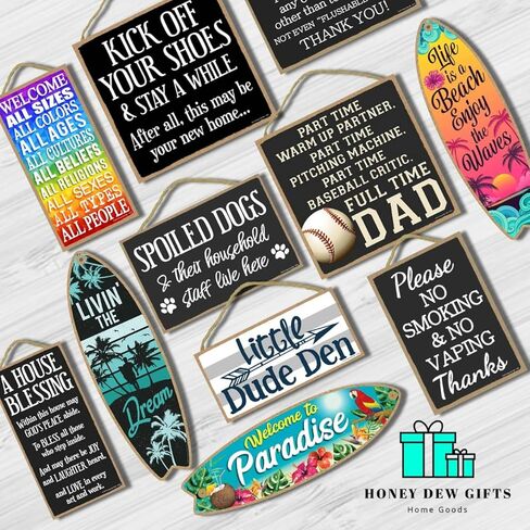 Honey Dew Gifts, I'm Retired But I Work Part Time as a Pain in the Ass, 5 inch by 10 inch, Made in USA, Funny Wooden Signs, Dad Decor, Presents for Men, Best Gifts for Retirement, 754463 in Kuwait