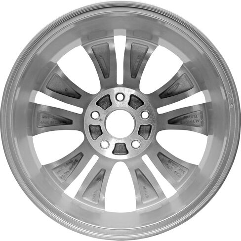 حافة عجلة جديدة من سبائك الألومنيوم مقاس 17 × 6.5 بوصة مقاس 17 بوصة لسيارة Honda CRV 2012 2013 2014 | ALY64040U20N | Direct Fit - مواصفات مخزون OE، فضي in Saudi Arabia