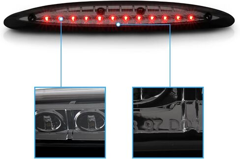 مصابيح الفرامل الثالثة من AmeriLite Smoke LED للتركيب العالي لسيارات Ford Expedition in Saudi Arabia