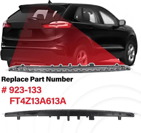 923-133 High Mount Stop Brake Light Assembly Compatible with Edge 2015-2024 LED Rear Center High Mounted Stop Light 3rd Brake Light Assembly Replace# FT4Z13A613A Third Brake Light in Saudi Arabia