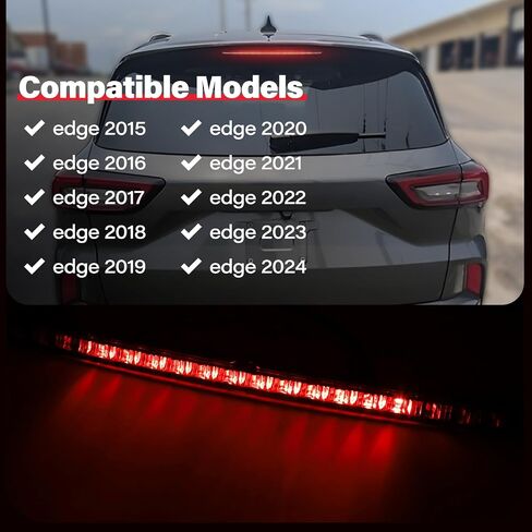 923-133 High Mount Stop Brake Light Assembly Compatible with Edge 2015-2024 LED Rear Center High Mounted Stop Light 3rd Brake Light Assembly Replace# FT4Z13A613A Third Brake Light in Saudi Arabia