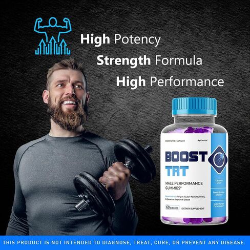 Boost TRT - علكات Boost TRT الرسمية للرجال تركيبة طبيعية متقدمة، علكات BoostTRT للذكور لتحقيق أقصى قدر من الأداء والدعم للصحة العامة، علكات TRT معززة لمدة شهر واحد in Saudi Arabia