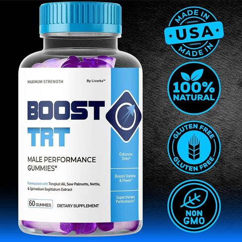 Boost TRT - علكات Boost TRT الرسمية للرجال تركيبة طبيعية متقدمة، علكات BoostTRT للذكور لتحقيق أقصى قدر من الأداء والدعم للصحة العامة، علكات TRT معززة لمدة شهر واحد in Saudi Arabia