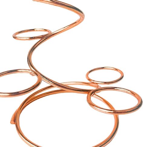 Crystal Ball Metal Holder Stable Multiuse Housewarming Gifts Crystal Ball Stand Spheres Metal Holder for Hotel Living Room, Rose Gold in Kuwait