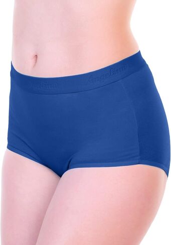 Angelina Women's Assorted Cotton High Waist Briefs Panties (6 OR 12-Pack) in Saudi Arabia
