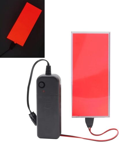 Electroluminescent El Light Strip with 3V Battery Case Driver, Interior/Exterior Atmosphere Light, Decoration Light Ideal for Parties, Halloween, DIY Decoration, Green(No Battery) in Kuwait